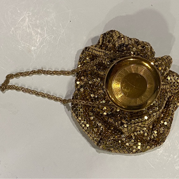Gold Mesh Evening Bag Whiting and Davis - Picture 4 of 10